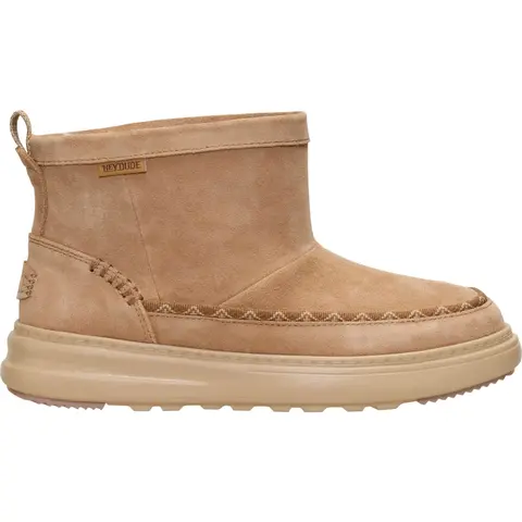 HEYDUDE Remi Toastee Boot Suede - Comfortable Slip on Shoes for Women
