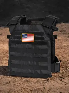 Tactical Quick Release Molle Vest, Adjustable Lightweight Sport Vest for Training Outdoor with Patch, Casual Adjustable Vest for Training & Outdoor