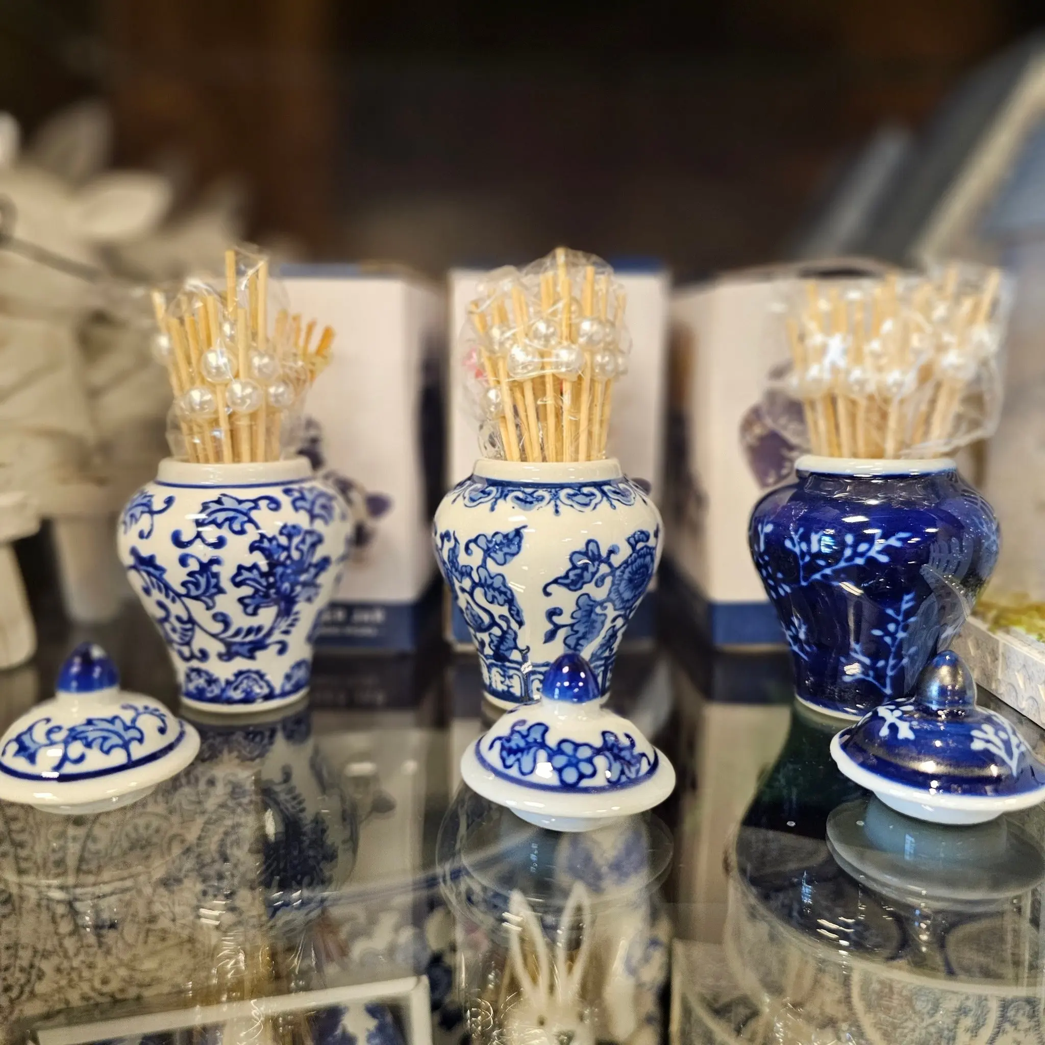 Mini Ginger Jar with Picks