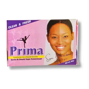 Prima Skin Soap - Super Eclaircissant 80gr for Gentle Cleansing & Daily Use Ideal for All Skin Types Facial Soothing Cleanser Facial Wash