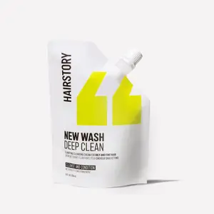 HAIRSTORY New Wash Deep Clean 8oz Refill - Cleansing Cream for Oily and Fine Hair