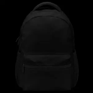 The Blank Slate - Black 15" School Backpack