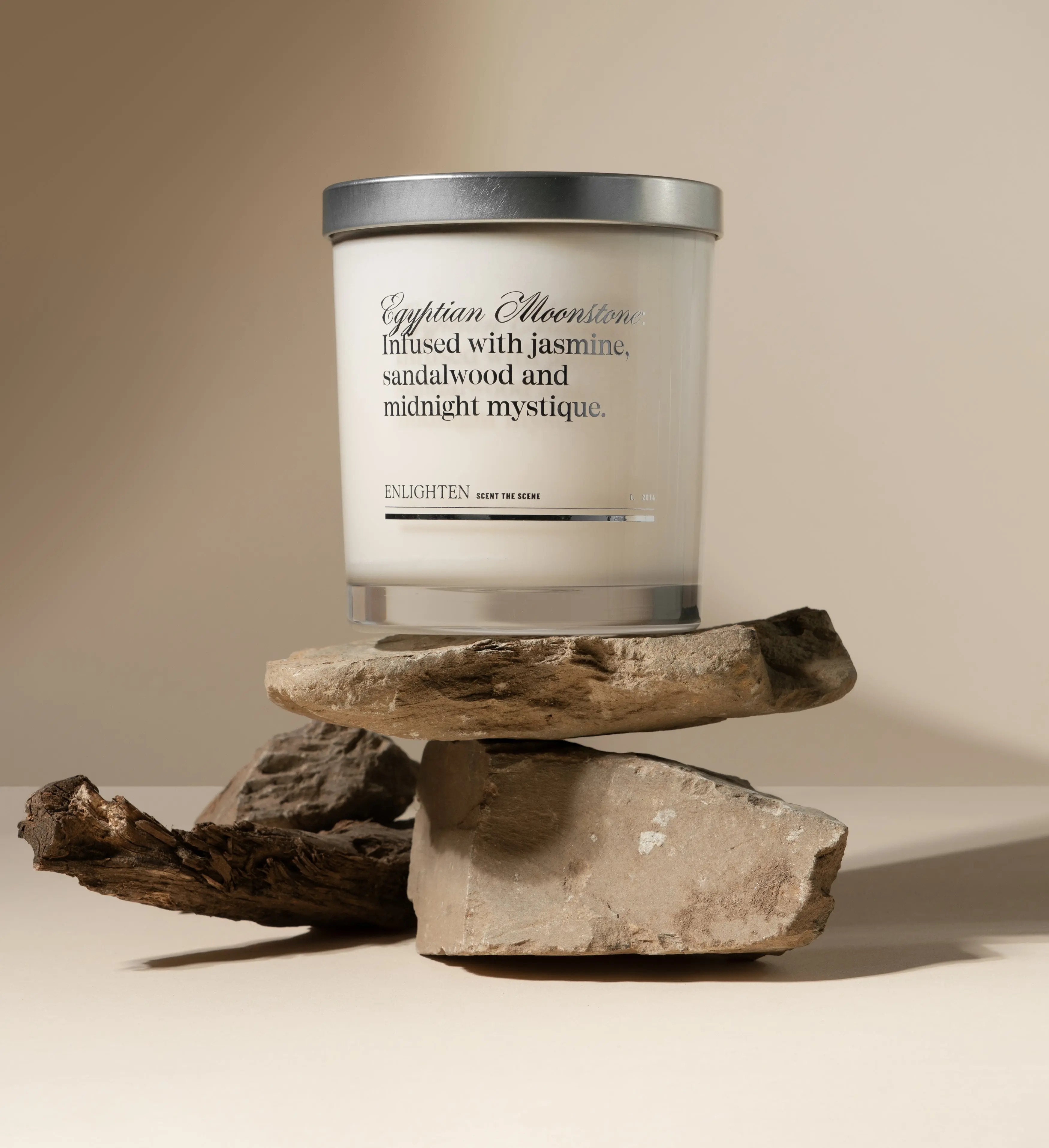 EGYPTIAN MOONSTONE CANDLE EGYPTIAN MOONSTONE CANDLE