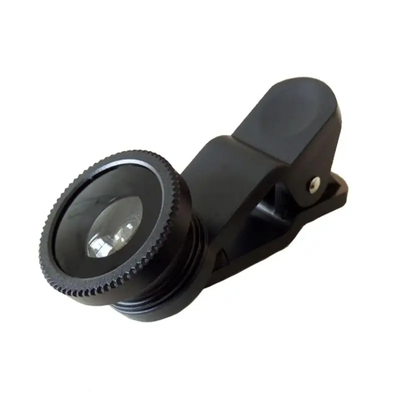 180 Degree Fisheye Wide Angle Macro Camera Magnifying Glass (1 Set), Universal Mobile Phone Lens Clip, Mobile Phone Accessories