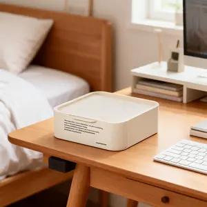 Drawer Organizer - Modular Desktop Storage System, Stackable Plastic Drawers, Non-Slip Base, Space-Saving Vertical Design, Standard Desk Compatible