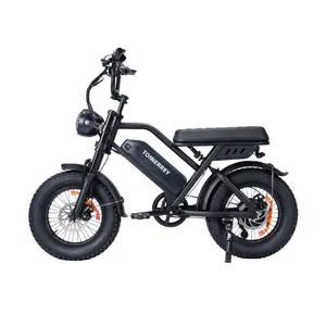 This electric bicycle is equipped with a 1000W motor and 16-inch × 4 all-terrain tires, easily handling both city roads and off-road terrain, with a range of up to 56 miles. fat tire Bike