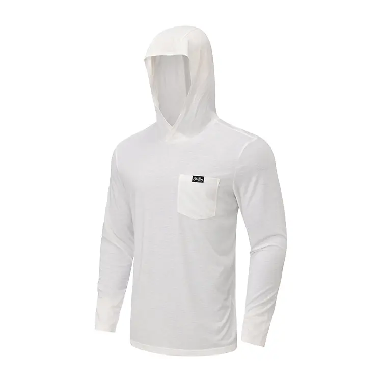 OLE BOY Performance Hooded Tee - White