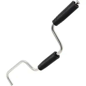 Stainless Steel Strap Winder for Flatbed Truck Roller for Winding Winder Cargo Trailer Winding Tool for Flat Bed Winch Winder for Winch Straps,1 Pack