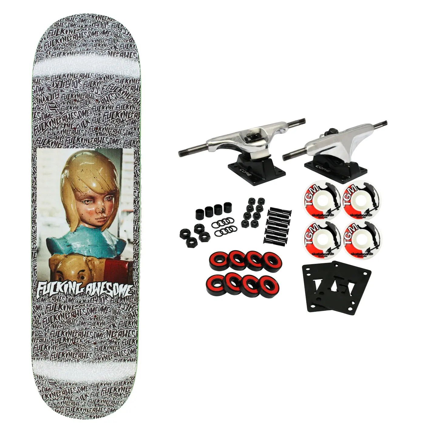 FA Skateboard Complete Curren Caples Orphan 8.25" x 31.78"