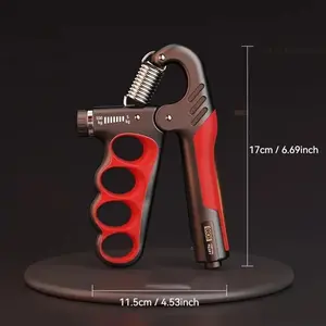 Adjustable Hand Grip Strength Trainer Non-slip Design for Muscle Exercise & Recovery 1/2 Counts Adjustable Workout Equipment 17cm 11.5cm
