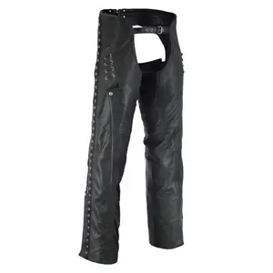 Vixen Women's Motorcycle Leather Chaps