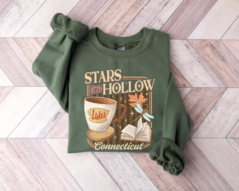 Stars Hollow Gilmore Girls Sweatshirt, Lukes Diner Sweatshirt, Autumn Festival , Gilmore Fall , Gilmore Girls Lover Gift, Cute Fall Tee