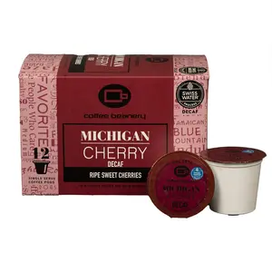 Michigan Cherry Flavored Decaf Coffee Pods