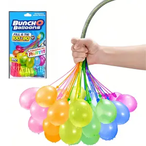 1 set / 2 sets / 3 sets of quick-fill balloons. Suitable for use as small gifts and atmosphere props at pool parties. Applicable to all kinds of parties. Easy and quick to fill.