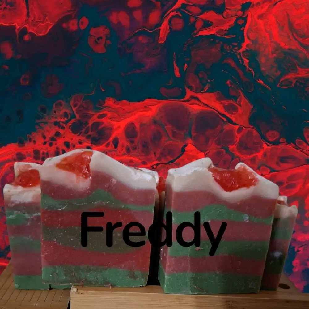 Freddy Krueger inspired soap,  a nightmare on Elm street inspired,  scary movie, horror