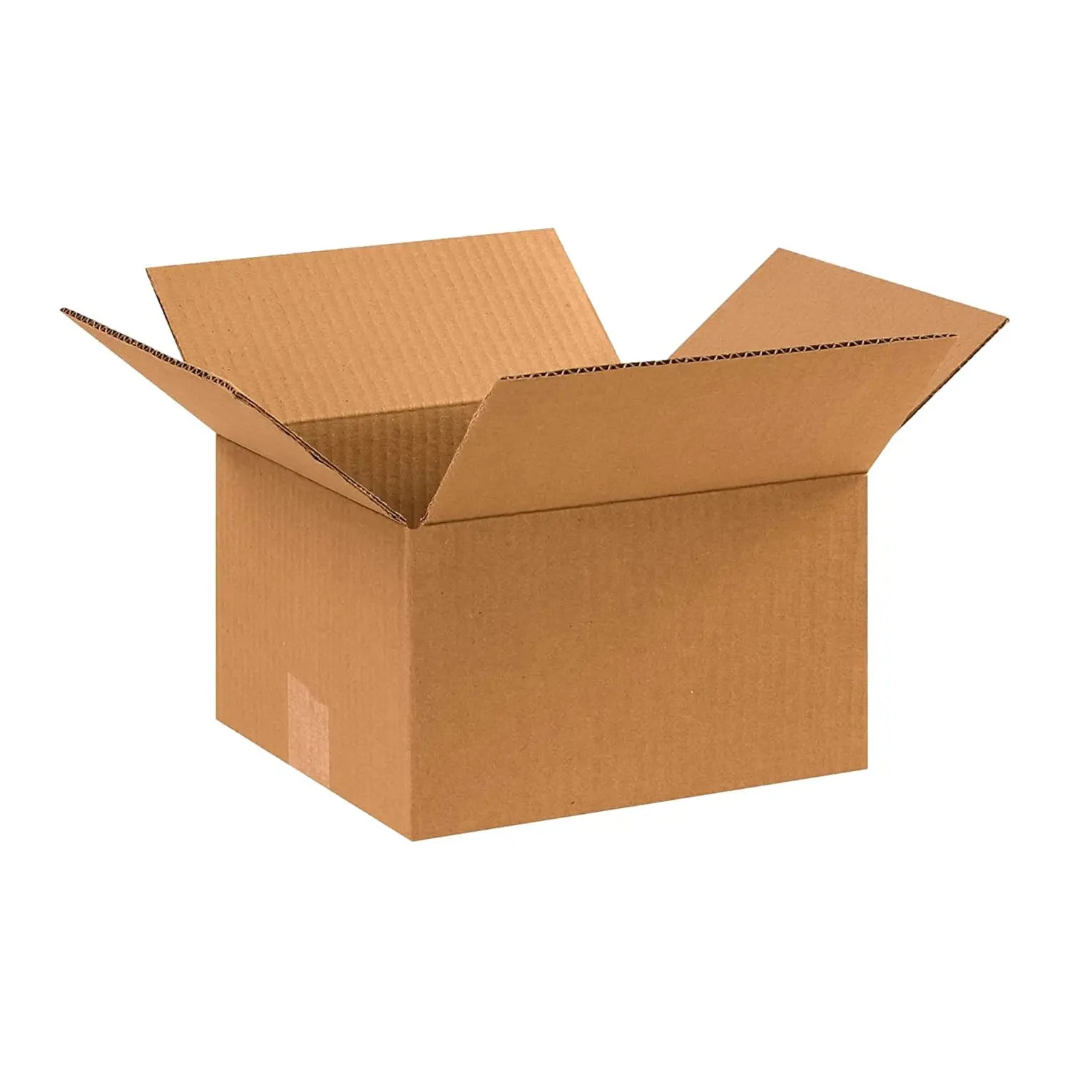 Rectangle Durable Kraft Paper Mailing Boxes - 10x8x6 in, 25-Pack, Lightweight Multifunctional Home Organizer Storage Boxes for Online Sellers, Moving, Shipping, Office Supplies