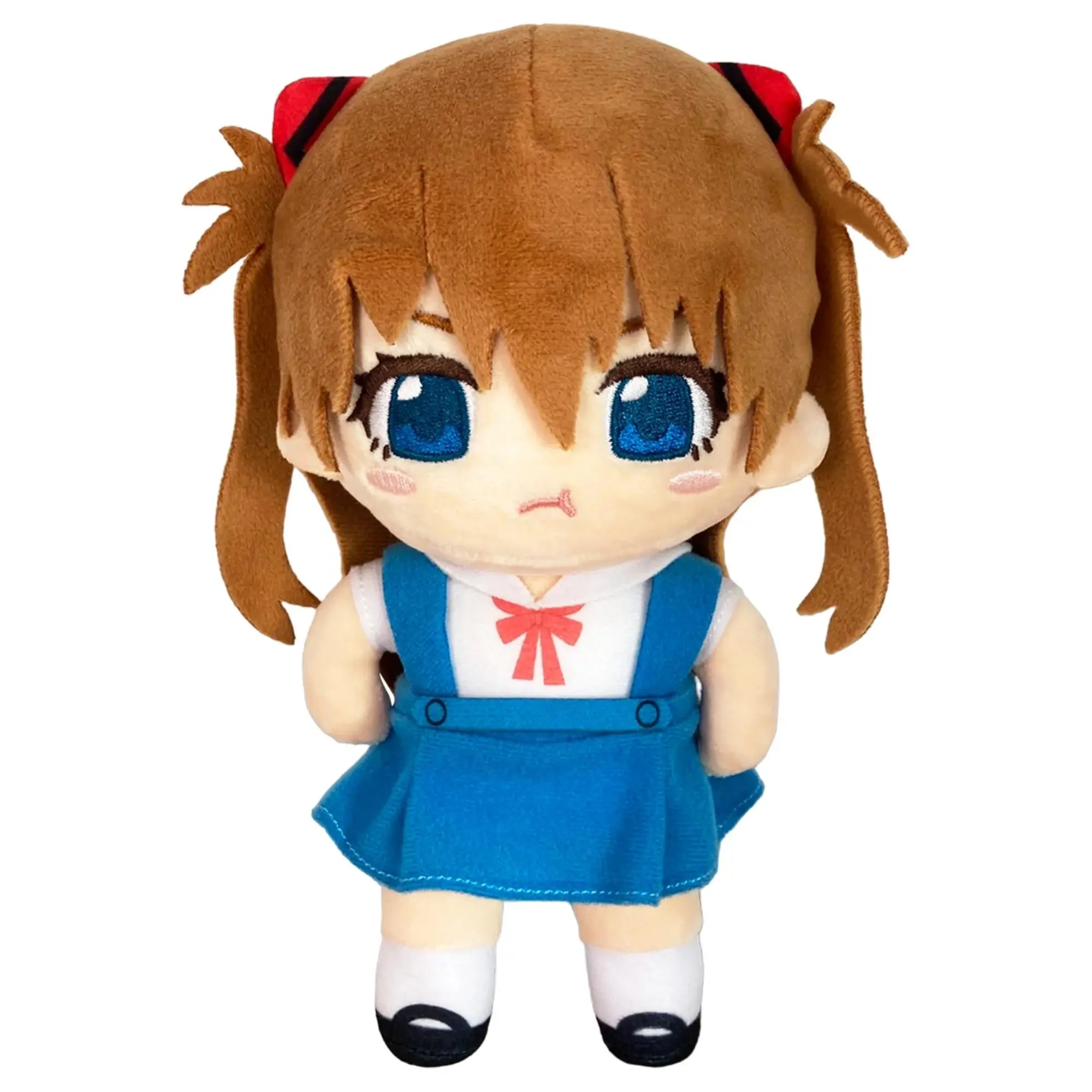 Evangelion New Movie Shikinami Asuka Langley 8" Plush Stuffed Animal, Collectible Entertainment Toy