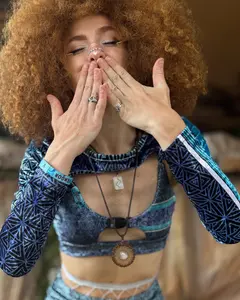 Lost In The Glitch - Crushed Velvet Shrug