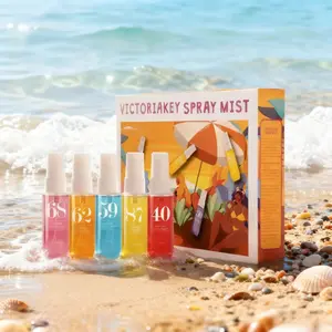 Summer Brazilian Perfume Spray Set, Natural Fresh Scent, Perfect for Travel Home Office, Ideal Holiday Gift, Convenient Carry, Fragrance Set