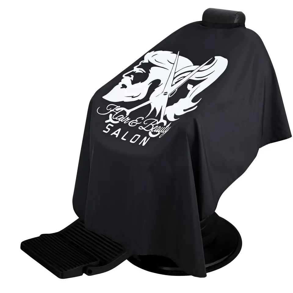 Regale Professional Salon Cape, Lightweight Hair-Repellent Barber Supplies, Water-Resistant with Adjustable Snap Closure, 65" x 54", Salon Supplies, Haircare, Polyester, Regale Barber Supply