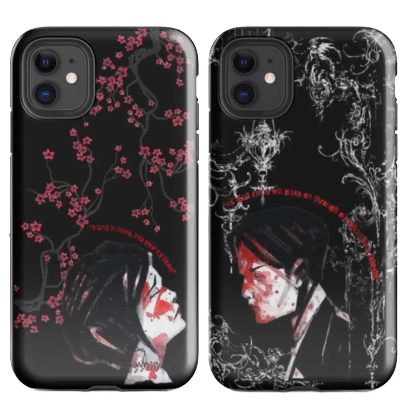 Demolition Lovers Matching Phone Cases Y1641 | Phone Case Compatible with iPhone 17 16 15 14 13 12 11 pro pro max & Samsung S26 S25 S24 S23 S22 Durable Protection Dual Layer Design Glossy