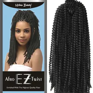 EZ Braids Twist Synthetic Hair Extensions for Braiding and Twisting Hairstyles