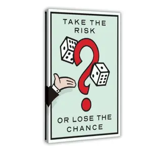 Modern Monopoly Man Money Art Poster, "Time Is Money" Graffiti Canvas Print, Preppy Aesthetic Room Decor for Teens, Trendy Apartment Essentials, Vibrant Wall Decor Cool Gift for Boyfriend