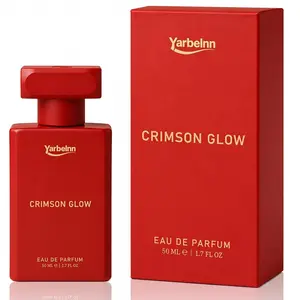 CRIMSON GLOW Eau De Parfum for Women 50ml | Long Lasting Fruity Floral Perfume | Strawberry Raspberry Lemon | Orange Blossom & Ambroxan | Soft Musk Sweet Gourmand Fragrance