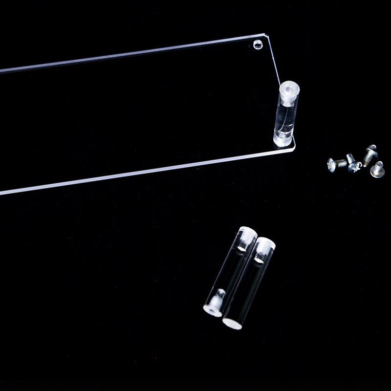 1-5 Tier Acrylic Display Risers Clear Shelf Doll Clay Figurine Display Stand for Desserts Perfume Organizer Showcase W-10