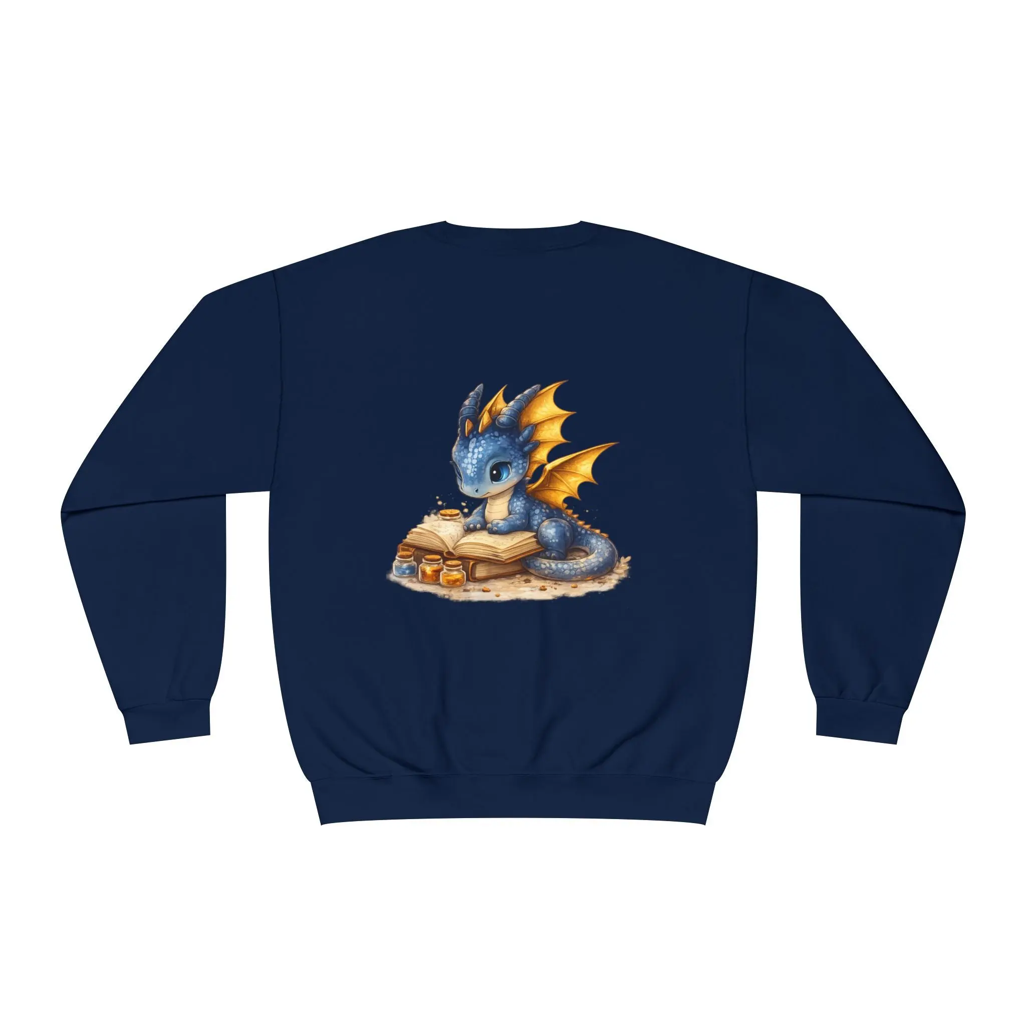 Baby Dragon | Reading | Books | Sweatshirt | Cute | Fantasy | Book Tok |