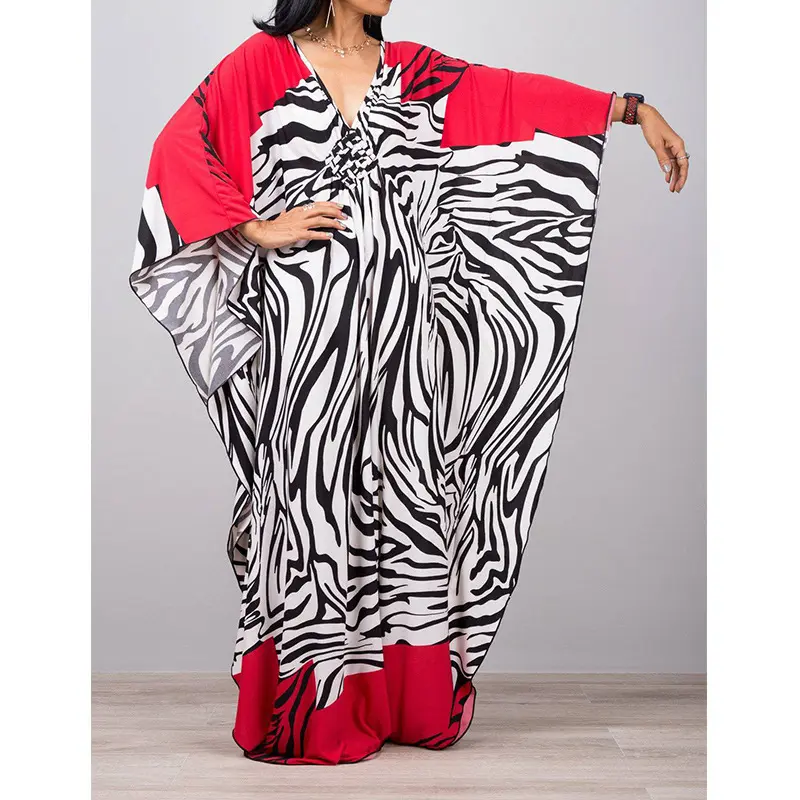 Zebra pattern red block