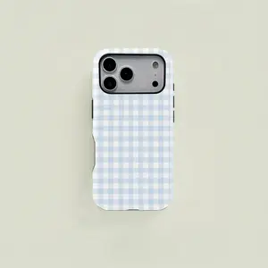 Gingham Pattern Print Phone Case,durable 2in1 Shockproof Phone Protective Cover,phone Case Suitable for Iphone 11/12/13/14/15/16/17 Pro Promax Plus Air and Samsung S22/S23/S24/S25 Plus Ultra Fe,gift for Valentine's Day, Couples, Friends