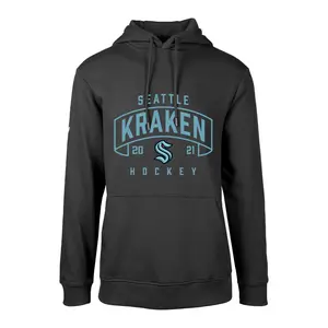 Seattle Kraken Levelwear Stadium Podium Black Hoodie