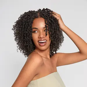 [Special Deal]Frodio Veralux™ Fiber 12'' Synthetic Wig Micro Twist Curly Wigs 11X4 HD Closure Lace Dreadlock Wig Valentine's Day