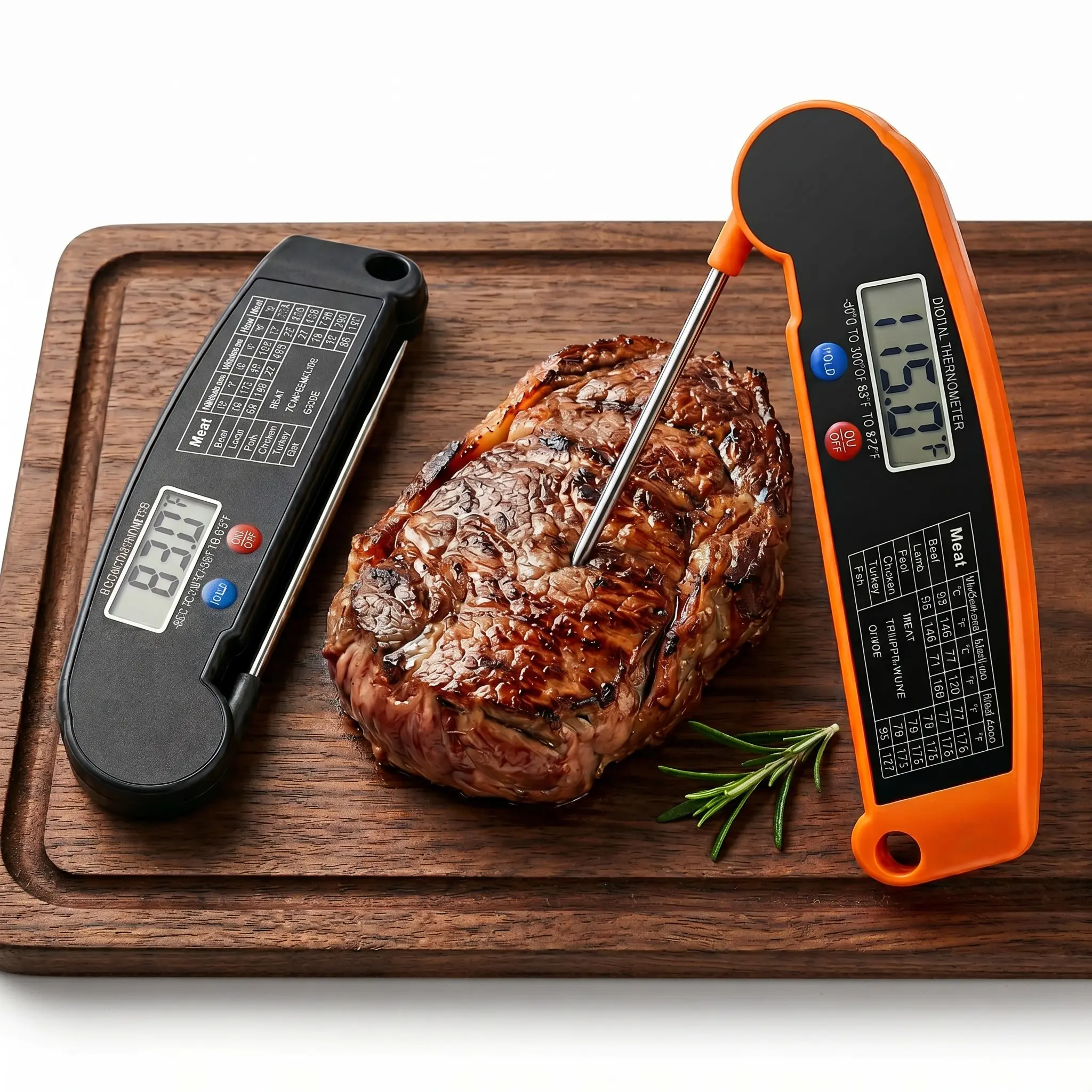 Digital Meat Thermometer for Grilling and Cooking with Accurate Temperature Reading and Easy-to-Use Design, for BBQ Grill Oil Fry Candy, Gifts for Men Dad Husband sohochic