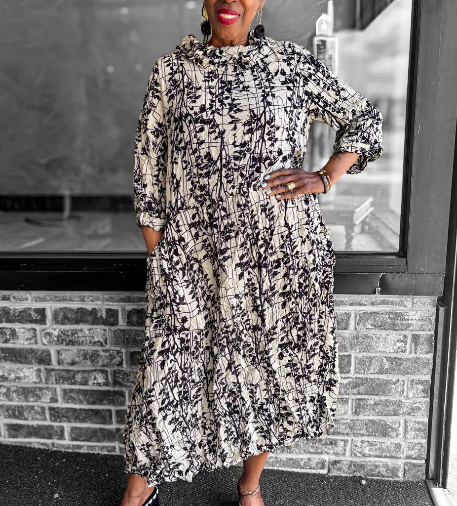 Moonlight Cowl Dress