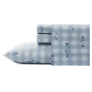 Eddie Bauer Methow Plaid Blue Full Sheet Set