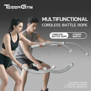 TerraGym Unisex Wireless Resistance Band Trainer Ideal for HIIT workouts, these weighted resistance bands provide full-body training. The perfect home fitness equipment for enthusiasts, featuring silent operation to avoid disturbing others.