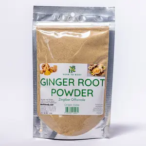 Ginger Root Powder –  4 oz (113 g) | Ground Ginger Spice for Cooking, Tea & Baking | Zingiber Officinale | Wildcrafted | Herb To Body
