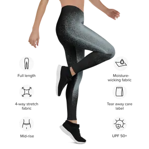 GOD SENT PORTAL FIT LEGGINGS - Stylish Polyester Spandex Leggings with Elastic Waistband & Microfiber Yarn for Comfort and Durability
