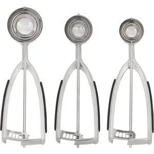 Cookie Dough Scoop Set, Set Of 3, Black