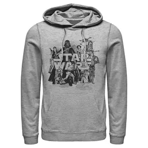 Men's Star Wars Retro Favorites Collage Pull Over Hoodie