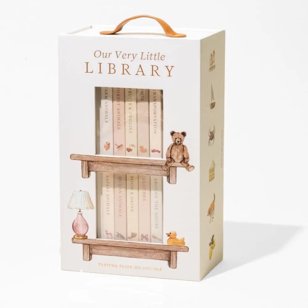 Our Very Little Library Board Book Set: A Foundational Language Vocabulary Board Book Set for Babies -- Tabitha Paige - Boxed Set