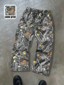 Men's Camouflage Casual Straight Leg Pants, Outdoor Style for Daily Outings & Exploration, freedom pants,Unique Natural Blend Look, Comfortable Fit, Casual Fitted Bottoms, Casual Sport Trousers
