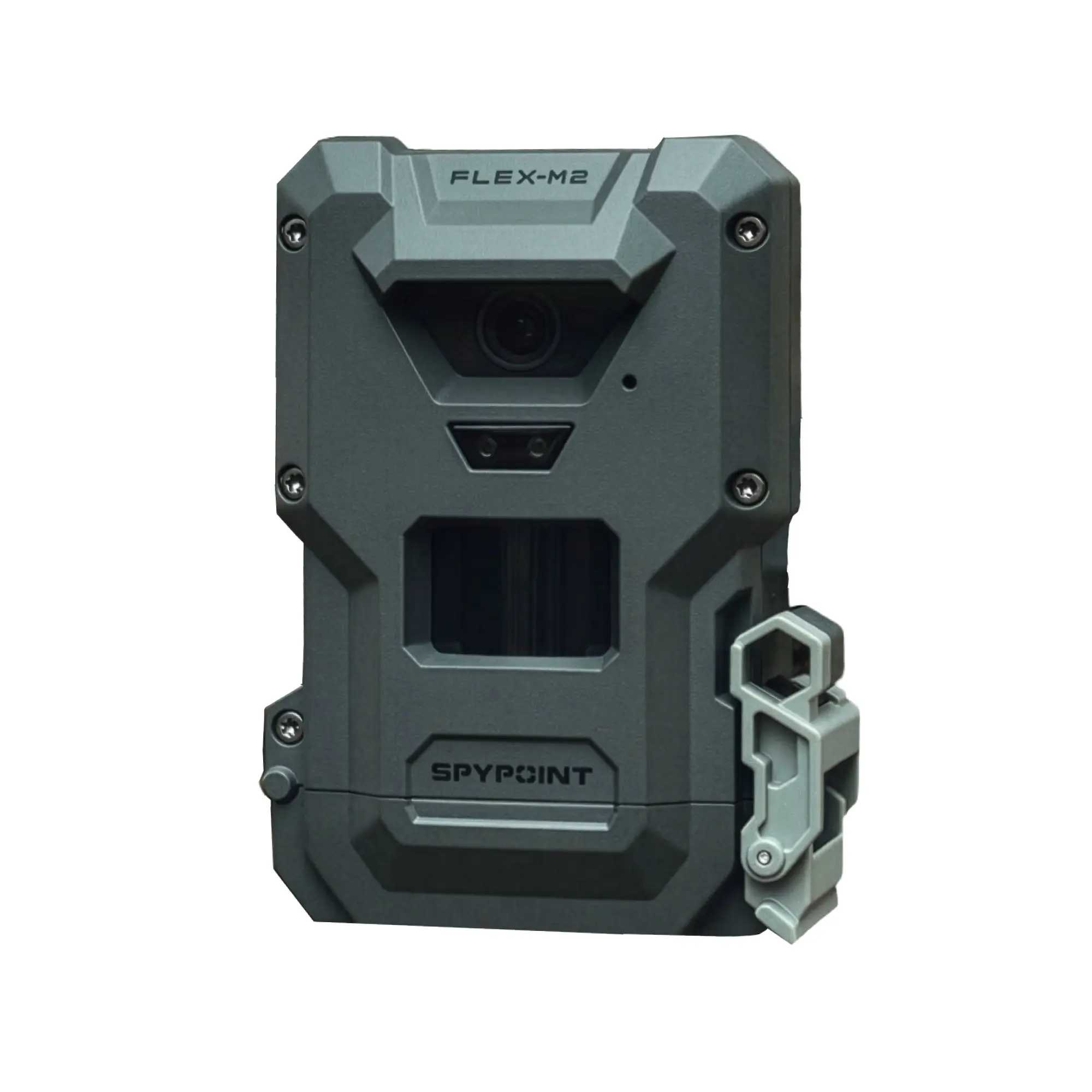 Spypoint FLEX-M2 32MP Solar-Powered Trail Camera Bundle, 5W SPLB-10 Compact Solar Panel, Adjustable Mount, Dual SIM Slot for Outdoor Sports