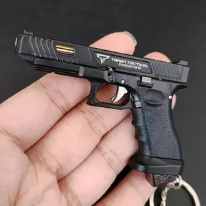 1:3 Scale G34 Alloy Model Keychain – Tactical Display Collectible & Action Figure Accessory