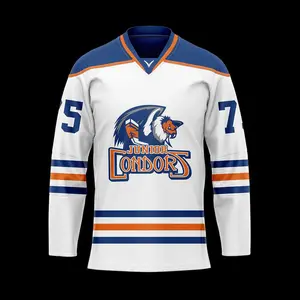 Bakersfield White Sublimated Hockey Jersey