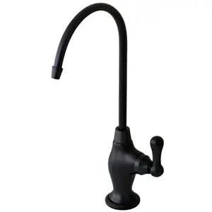212 MAIN Gourmetier Restoration Water Filtration Faucet - Oil Rubbed Bronze, Solid Brass Construction, Deck-Install Compatible, Built-In Flow Control
