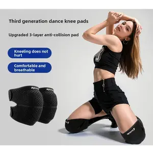 Thickened sponge knee pads for kneeling to prevent impact. Suitable for dance, yoga and sports to protect knees. Knee pads for men and women. Dance, street dance, jazz, anti-slip pads for volleyball, cycling, kneeling protection covers.