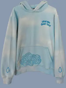 Storms Don't Last Hoodie Light Blue Sunfade